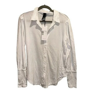 NWT Bobi Los Angeles Bishop Sleeve Button Up